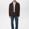 Jacke aus 100 % Leder mit Taschen Jacke aus 100 % Leder mit Taschen