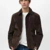 Jacke aus 100 % Wildleder Jacke aus 100 % Wildleder