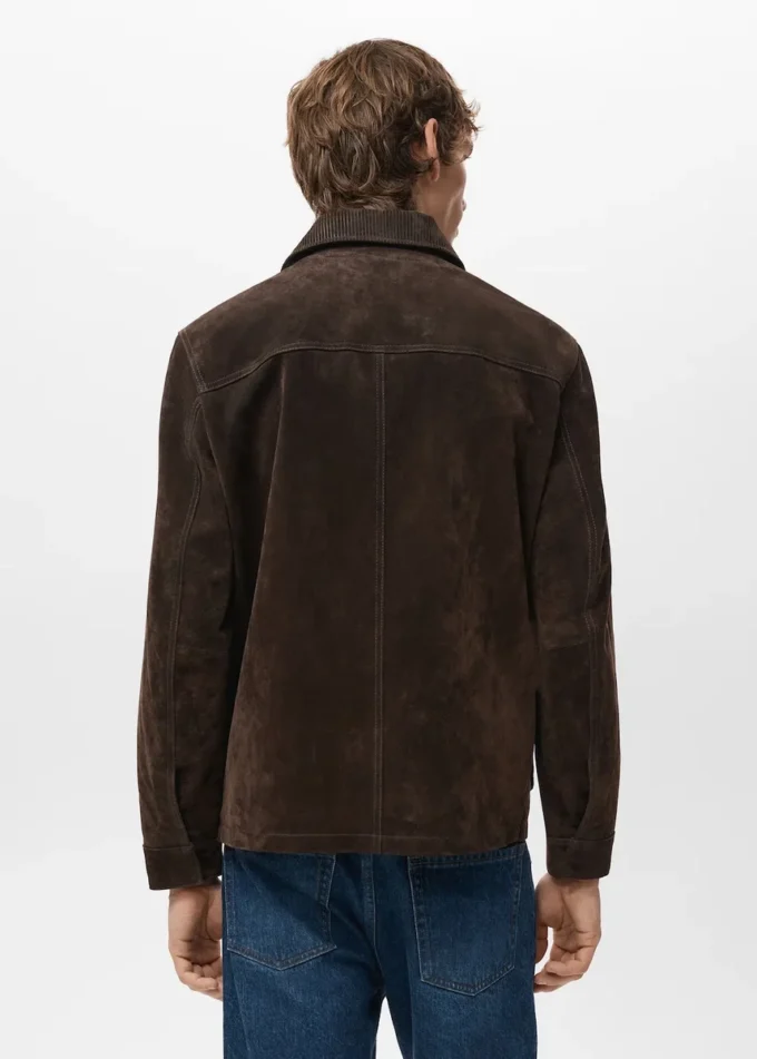 Jacke aus 100 % Wildleder Jacke aus 100 % Wildleder