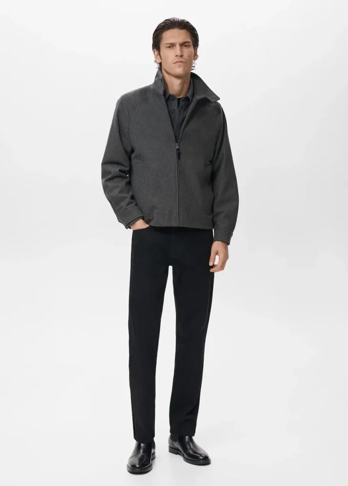 Jacke aus Wollmischgewebe Jacke aus Wollmischgewebe
