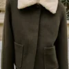 Jacke aus Wollmischgewebe mit abnehmbarem Kragen Jacke aus Wollmischgewebe mit abnehmbarem Kragen