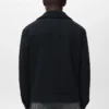 Jacke aus Wollmischgewebe mit Tasche