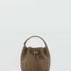 Jacquard-Beuteltasche mit Logo Jacquard-Beuteltasche mit Logo