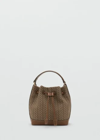 Jacquard-Beuteltasche mit Logo