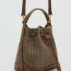Jacquard-Beuteltasche mit Logo Jacquard-Beuteltasche mit Logo