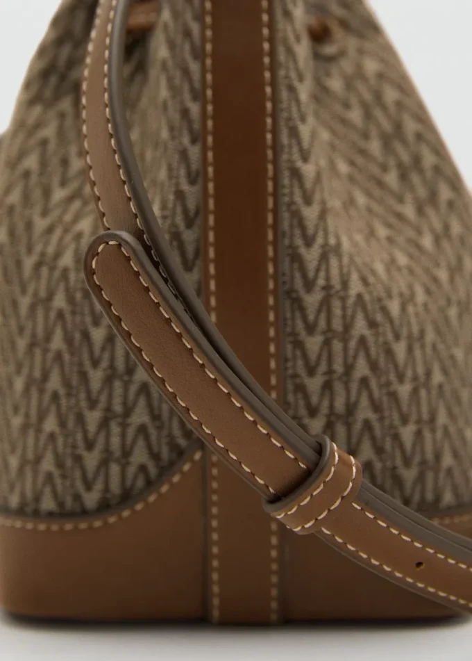 Jacquard-Beuteltasche mit Logo Jacquard-Beuteltasche mit Logo