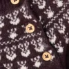 Jacquard-Pullover mit Knöpfen Jacquard-Pullover mit Knöpfen