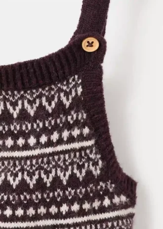 Jacquard-Stricklatzhose