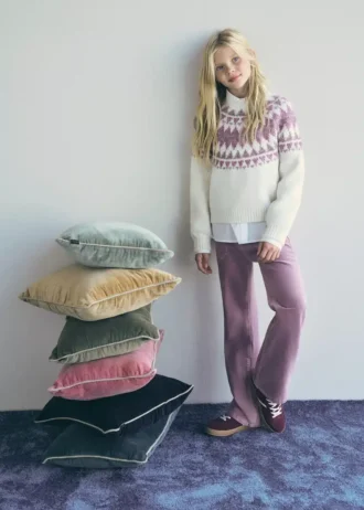 Flared-Hose aus Kunstsamt