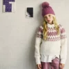 Jacquard-Strickpullover