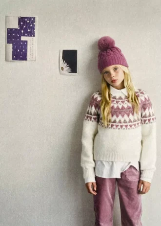 Jacquard-Strickpullover
