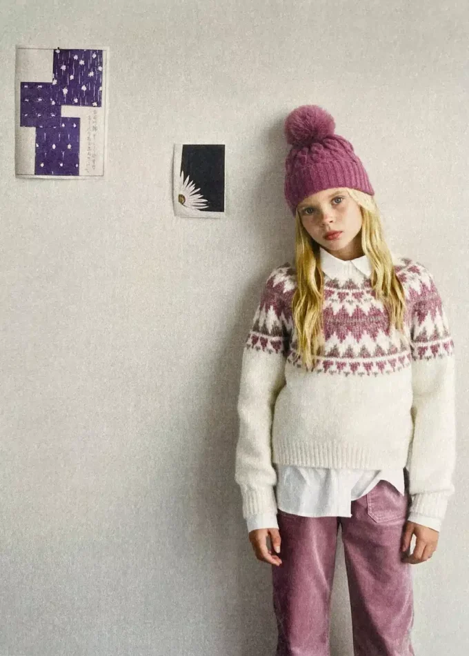 Jacquard-Strickpullover