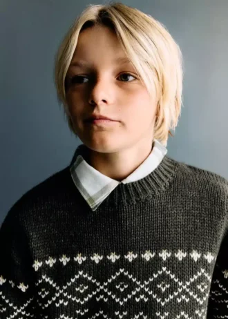 Jacquard-Strickpullover