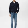 Jan Slim-Fit-Jeans in mittelblauer Waschung