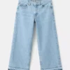 Jeans-Culotte mit mittlerer Leibhöhe und hohem Tragekomfort