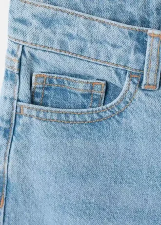 Jeans-Culotte mit mittlerer Leibhöhe und hohem Tragekomfort