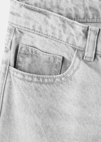 Jeans-Culotte mit mittlerer Leibhöhe und hohem Tragekomfort
