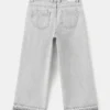 Jeans-Culotte mit mittlerer Leibhöhe und hohem Tragekomfort
