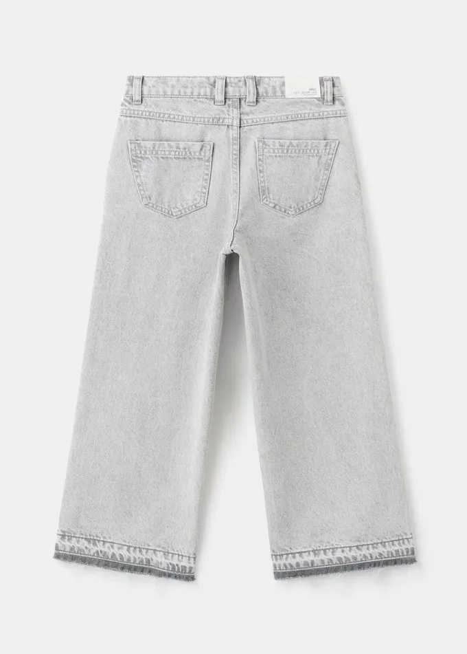 Jeans-Culotte mit mittlerer Leibhöhe und hohem Tragekomfort