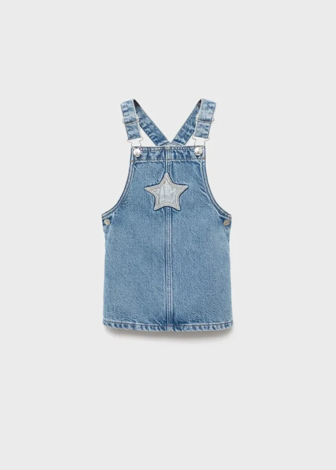 Jeans-Latzhose mit Sternen Jeans-Latzhose mit Sternen