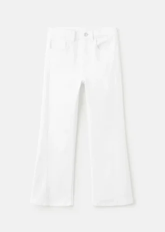 Jeans mit dekorativen Nähten und ausgestelltem Bein