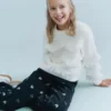 Jeans mit gesticktem Herz Jeans mit gesticktem Herz