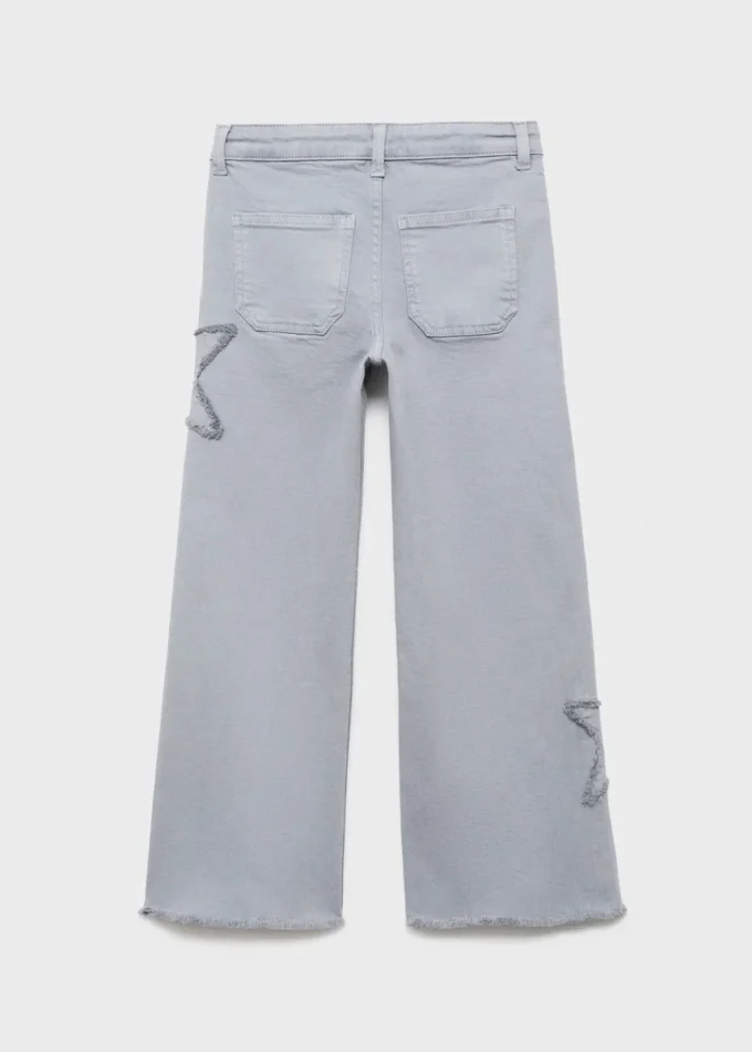 Jeans mit gestickten Sternen Jeans mit gestickten Sternen