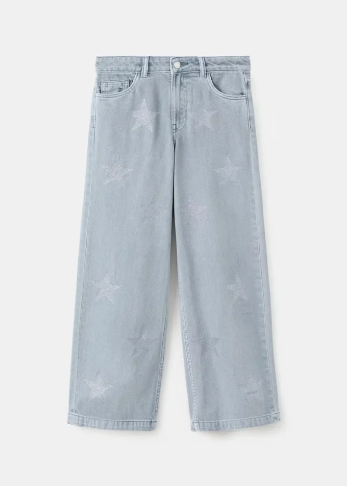Jeans mit glitzernden Sternen Jeans mit glitzernden Sternen