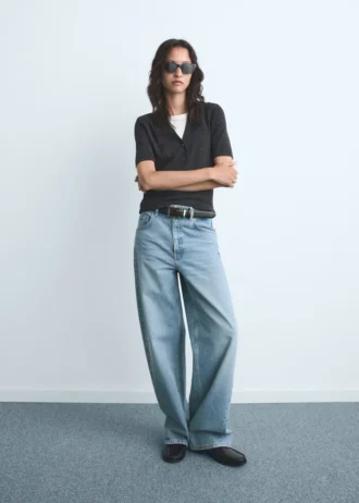 Jeans mit mittlerer Leibhöhe