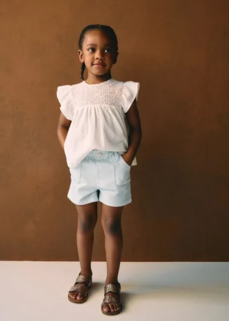 Jeans-Paperbag-Shorts
