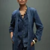 Jeanshemd mit Schleife Jeanshemd mit Schleife