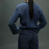 Jeanshemd mit Schleife Jeanshemd mit Schleife