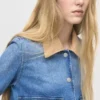 Jeansjacke mit Cordkragen Jeansjacke mit Cordkragen