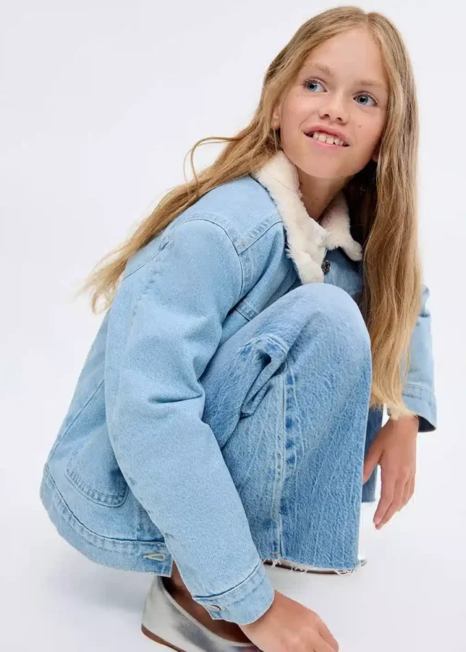 Jeansjacke mit Fellfutter Jeansjacke mit Fellfutter