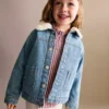 Jeansjacke mit Felloptik Jeansjacke mit Felloptik