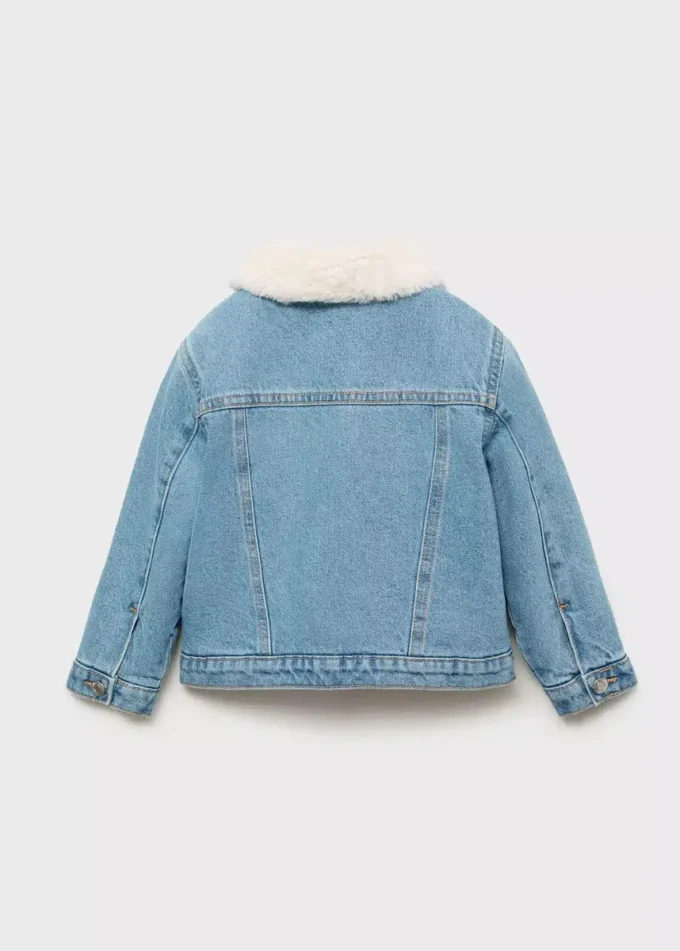 Jeansjacke mit Felloptik Jeansjacke mit Felloptik