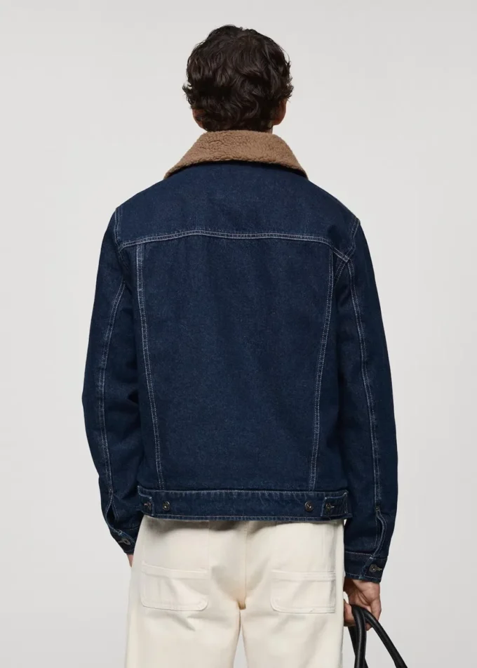 Jeansjacke mit Lammfellfutter Jeansjacke mit Lammfellfutter