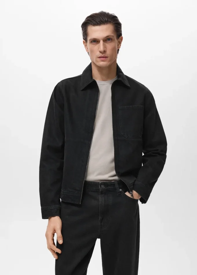 Jeansjacke mit Taschen Jeansjacke mit Taschen