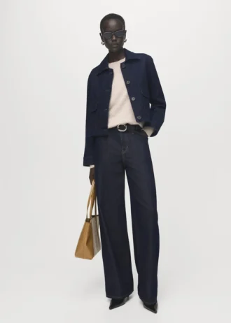 Jeansjacke mit Taschen