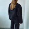 Jeansjacke mit Ziernähten Jeansjacke mit Ziernähten