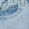 Jeansrock mit Paperbag-Bund