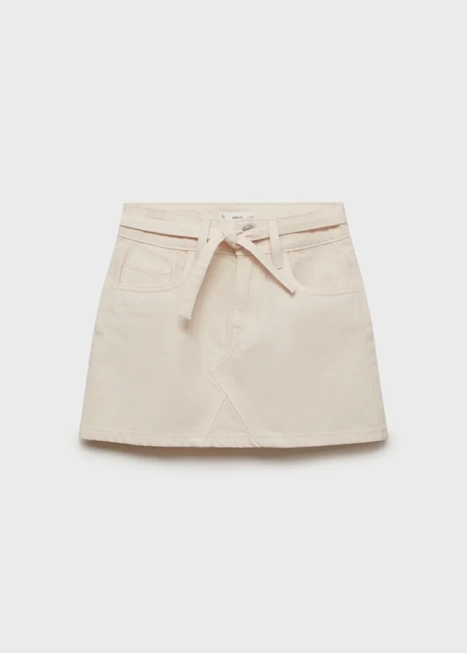 Jeansrock mit Schleife Jeansrock mit Schleife