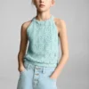 Jeansshorts mit ausgefranstem Saum