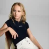 Jeansshorts mit ausgefranstem Saum
