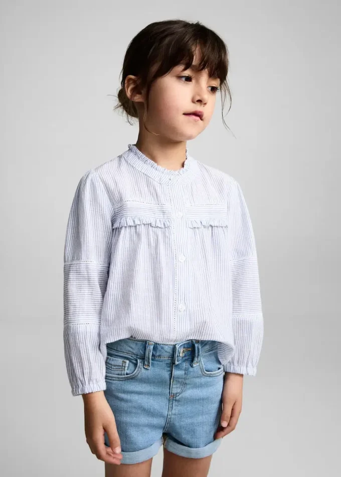 Jeansshorts mit Umschlag Jeansshorts mit Umschlag