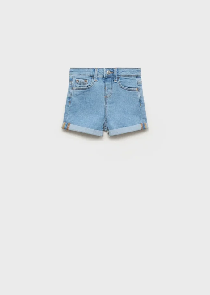 Jeansshorts mit Umschlag Jeansshorts mit Umschlag