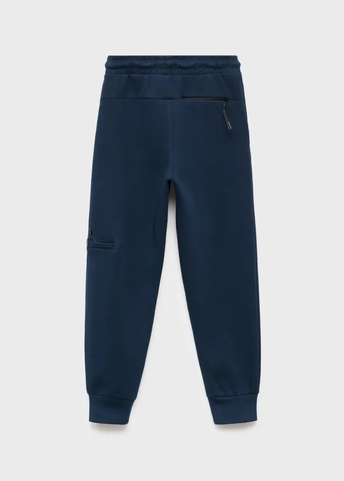 Jogginghose mit Interlock-Strick Jogginghose mit Interlock-Strick