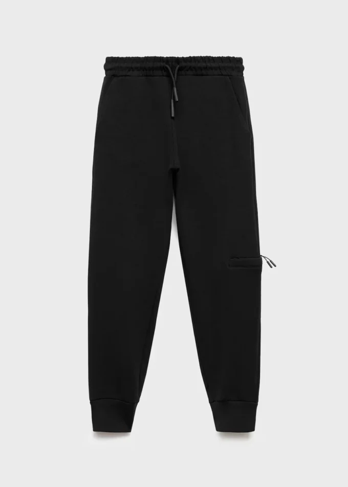 Jogginghose mit Interlock-Strick Jogginghose mit Interlock-Strick