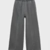 Jogginghose mit weitem Bein und Nahtdetails Jogginghose mit weitem Bein und Nahtdetails
