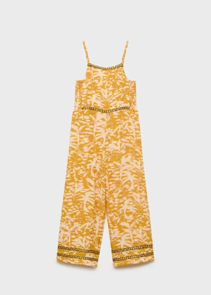 Jumpsuit mit tropischem Print